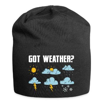 Got Weather? Meteorologist Meteorology - Jersey Beanie - black - Front