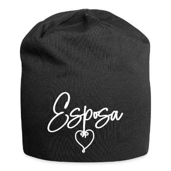 Esposa Cute Wife To Be Bride Couple Wedding Gift - Jersey Beanie - black - Front