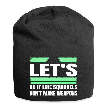 anniversaire colombe verte de la paix symbole de paix bday - Bonnet en jersey - noir - Devant