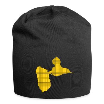Guadeloupe - Jersey-Beanie - Schwarz - Vorne