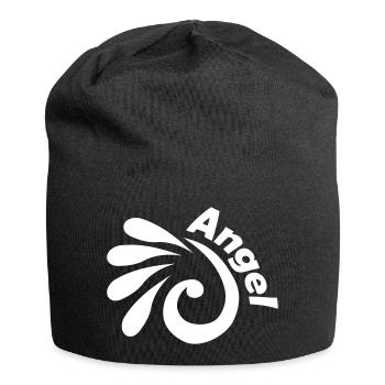 Canne à pêche - Bonnet en jersey - noir - Devant