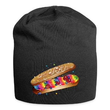 Illustration d’un éclair coloré rempli - Bonnet en jersey - noir - Devant