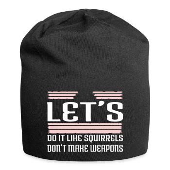 Global Peace Peace Movement Counterculture Fun - Jersey Beanie - black - Front