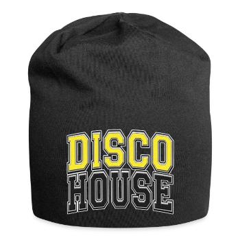 Disco House Varsity Style - Jersey Beanie - black - Front