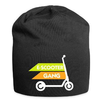E-Scooter Scooter - Jersey Beanie - black - Front
