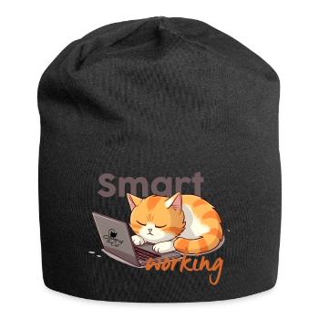 Smart working - Jersey Beanie - black - Front