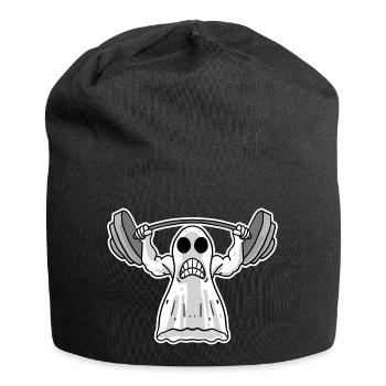 Soulever du poids - Motif fantôme - Bonnet en jersey - noir - Devant