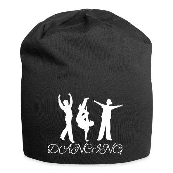 Dancing Dance Music - Jersey-Beanie - Schwarz - Vorne