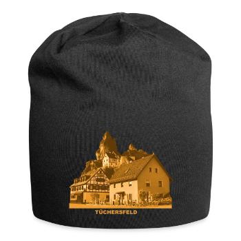 Tuchsfeld, Franconian Switzerland, Bavaria, Pottenstein - Jersey Beanie - black - Front