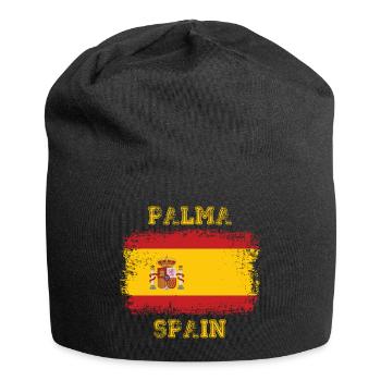 Party Palma de Mallorca Spain Flag - Jersey Beanie - black - Front