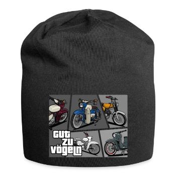 S51, Habicht, Sperber, KR51/1 // Gut zu Vögeln - Jersey-Beanie - Schwarz - Vorne