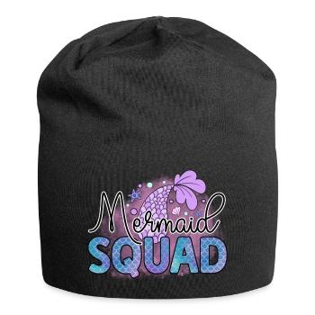 Mermaid Squad, Mermaids Summer Beach Party - Bonnet en jersey - noir - Devant