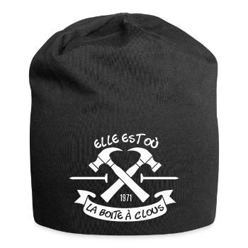 Elle Estou la boite a clous - Bonnet en jersey - noir - Devant