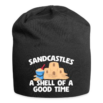 Kids Sandcastle Kit Gear Sandcastle Set Toys - Jersey-Beanie - Schwarz - Vorne