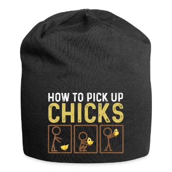 Comment ramasser des poussins Mignon Pick Chicks - Bonnet en jersey - noir - Devant