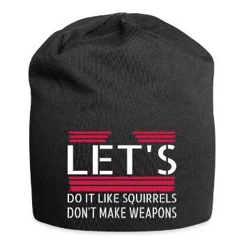 Funky Peace Fun Hippie Peace Movement Humour - Bonnet en jersey - noir - Devant