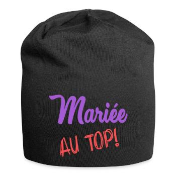 MARIEE - Bonnet en jersey - noir - Devant