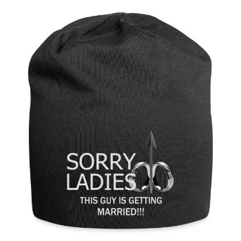 Man will marry - Jersey Beanie - black - Front