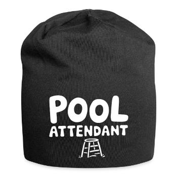 Enjoy pool vibes - Jersey Beanie - black - Front
