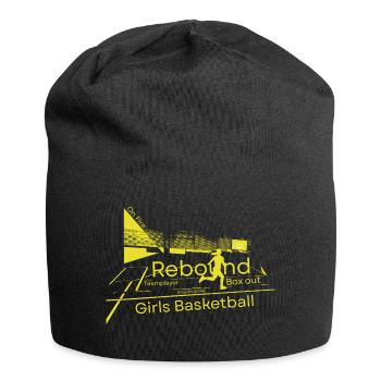 Box de basket filles Rebond - Bonnet en jersey - noir - Devant