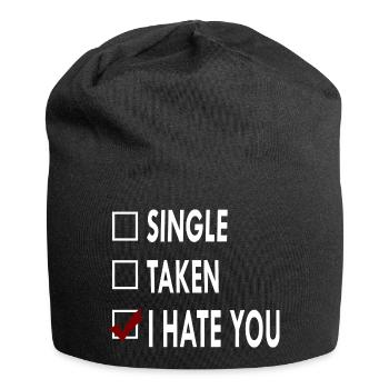 SINGLE HATE - Bonnet en jersey - noir - Devant