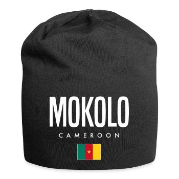 Mokolo Kamerun Kameruner - Jersey-Beanie - Schwarz - Vorne