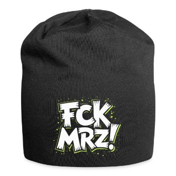 Slogan de protestation politique FCK Mar - Bonnet en jersey - noir - Devant