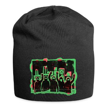 Demo Gleichberechtigung Toleranz - Jersey-Beanie - Schwarz - Vorne