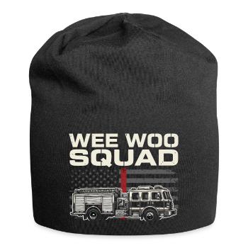 Wee Woo Squad Rescue Service Design - Jersey Beanie - black - Front