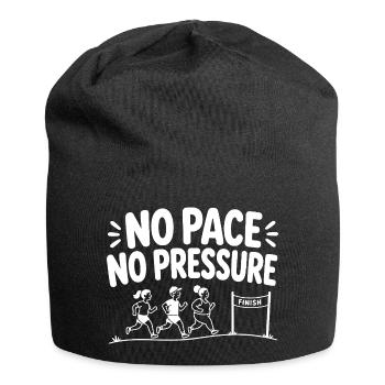 Pas de rythme, pas de pression - Bonnet en jersey - noir - Devant