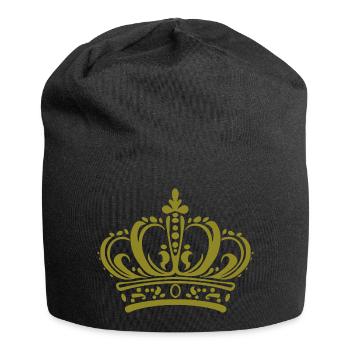 Crown - Jersey Beanie - black - Front