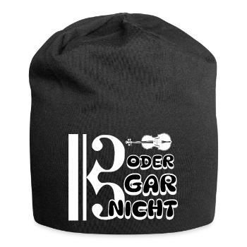 Alto - clé de fa ou pas du tout - Bonnet en jersey - noir - Devant