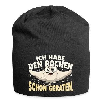 Ich Habe Den Rochen Schon Gebraten - Jersey-Beanie - Schwarz - Vorne