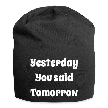 Yesterday You Said Tomorrow - Jersey Beanie - black - Front