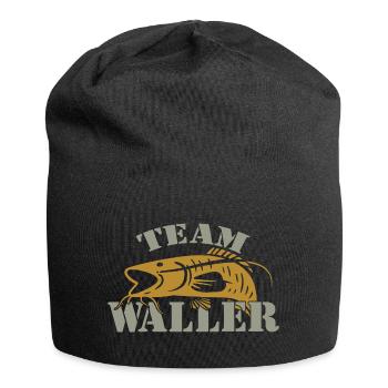 Team Waller - Wels fischen - Jersey-Beanie - Schwarz - Vorne