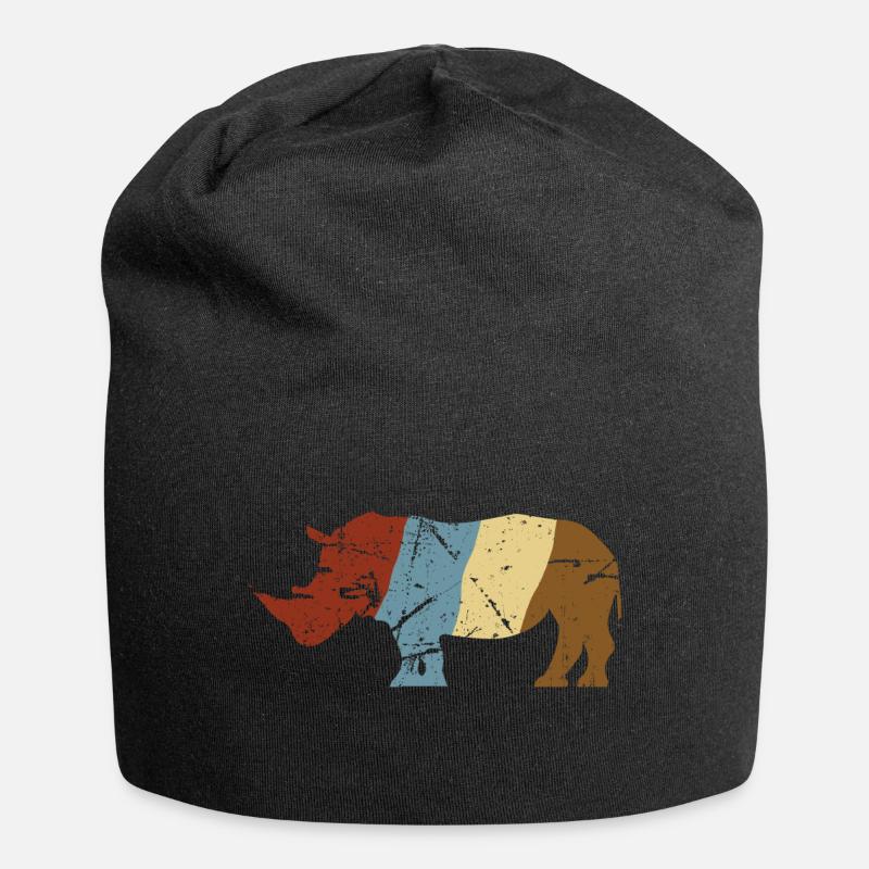 Nashorn - Jersey-Beanie - Schwarz