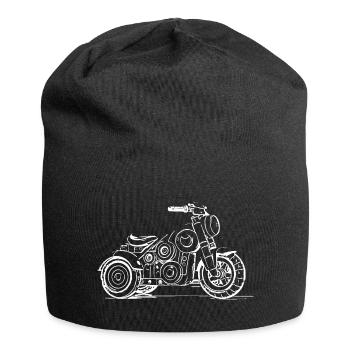 Dreirad Spielzeug Hand gezeichnet - Jersey-Beanie - Schwarz - Vorne
