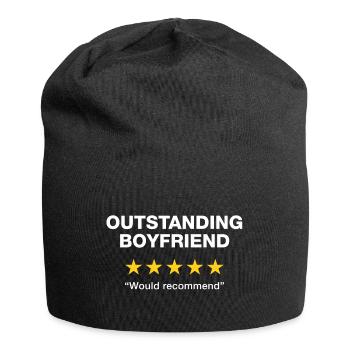 Petit ami exceptionnel - Bonnet en jersey - noir - Devant