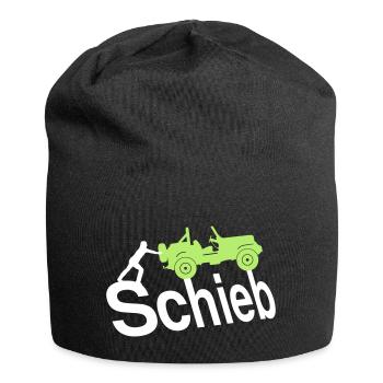 Schieb Jeep - Jersey-Beanie - Schwarz - Vorne