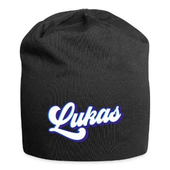 Luke | Colors changeable - Jersey Beanie - black - Front