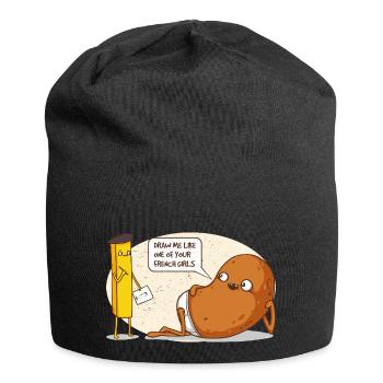 Kartoffel - Jersey-Beanie - Schwarz - Vorne