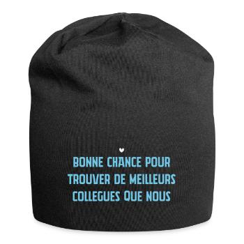 Man Humor Co-worker Departure Gift - Jersey Beanie - black - Front