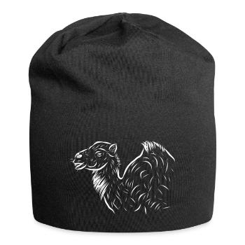 Camel - Jersey Beanie - black - Front