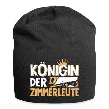 Zimmerer Zimmermann Zimmerei Zimmerin - Jersey-Beanie - Schwarz - Vorne