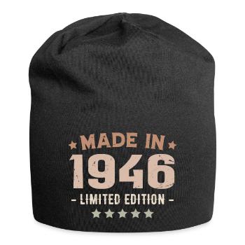 Made in 1946 Anniversary Gift 1946 Vintage 1946 - Jersey Beanie - black - Front
