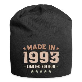 Made In 1993 Jubiläumsgeschenk 1993 Jahrgang 1993 - Jersey-Beanie - Schwarz - Vorne