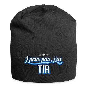 Tir - j'peux pas , j'ai Tir - Bonnet en jersey - noir - Devant