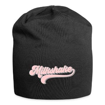 Milkshake | Les couleurs peuvent être modifiées - Bonnet en jersey - noir - Devant