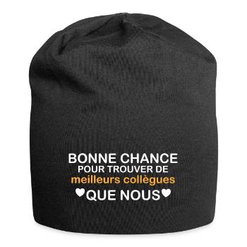 Man Humor Co-worker Departure Gift - Jersey Beanie - black - Front