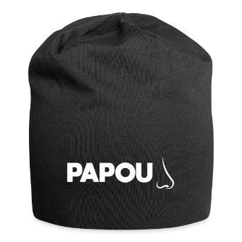Papounet Humour Papa Drôle - Bonnet en jersey - noir - Devant
